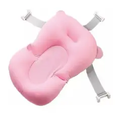 ATLAS - Cojín Malla De Baño Para Tina Rosado