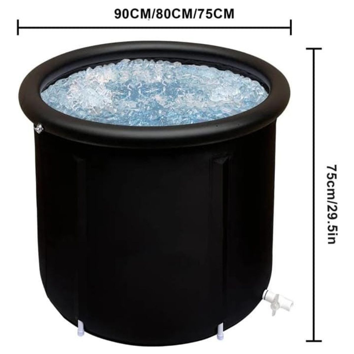 U BUY - Bañera Portatil Plegable De Adultos Ducha Hielo Y Caliente