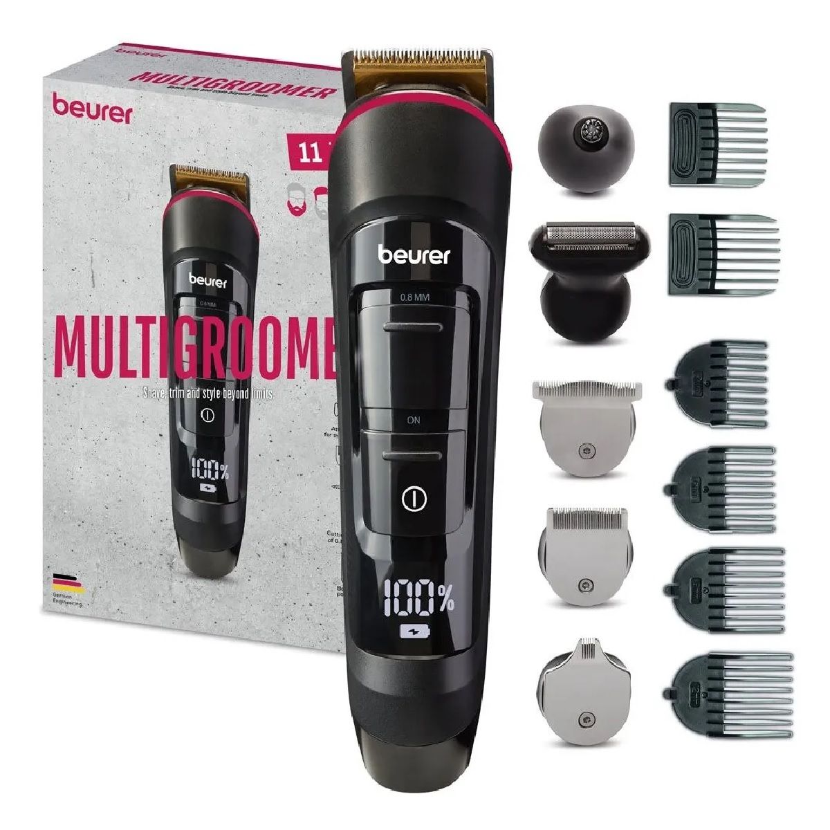 BEURER - Afeitadora Corporal Multigroom Resistente Agua Beurer Mn9x