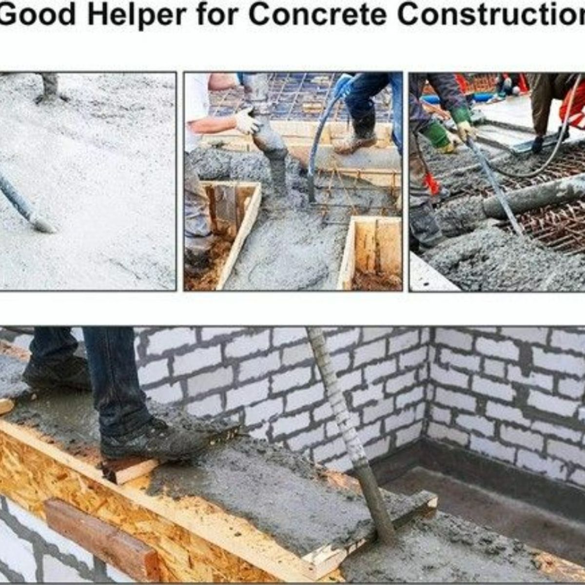 QUICK - Vibrador Hormigón 600w Sonda 1.5mtrs Línea Profesional