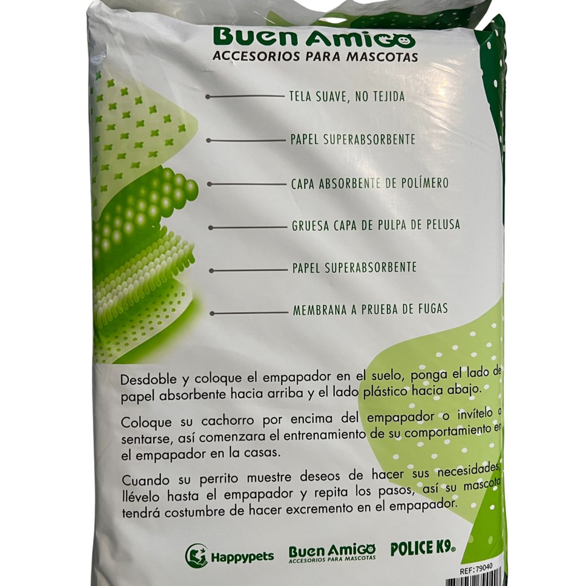 BUEN AMIGO - sabanillas Empapadores de entrenamiento perro 60x90 20 unid
