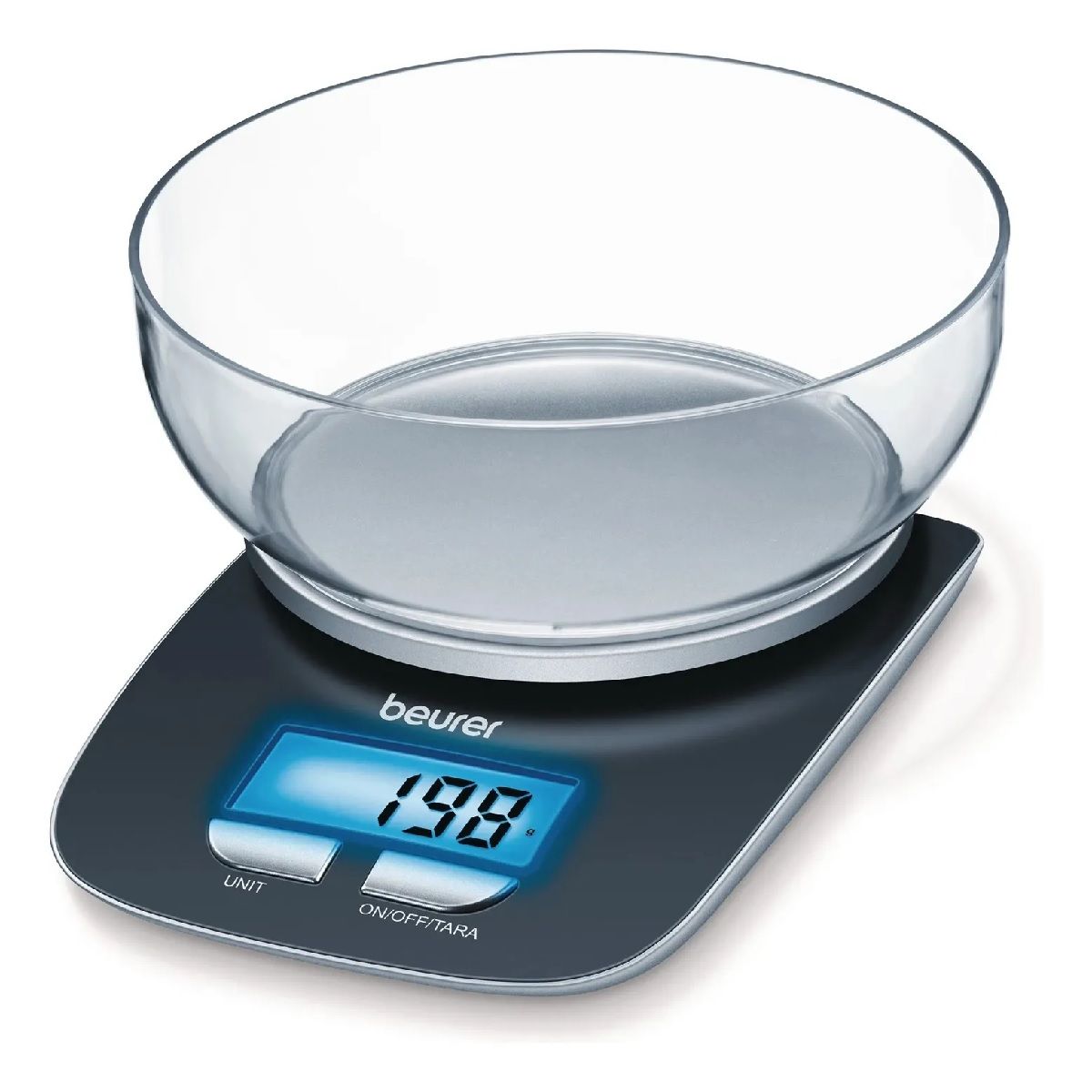 BEURER - Balanza De Cocina Hasta 3kg Gris Oscuro Beurer Ks 25