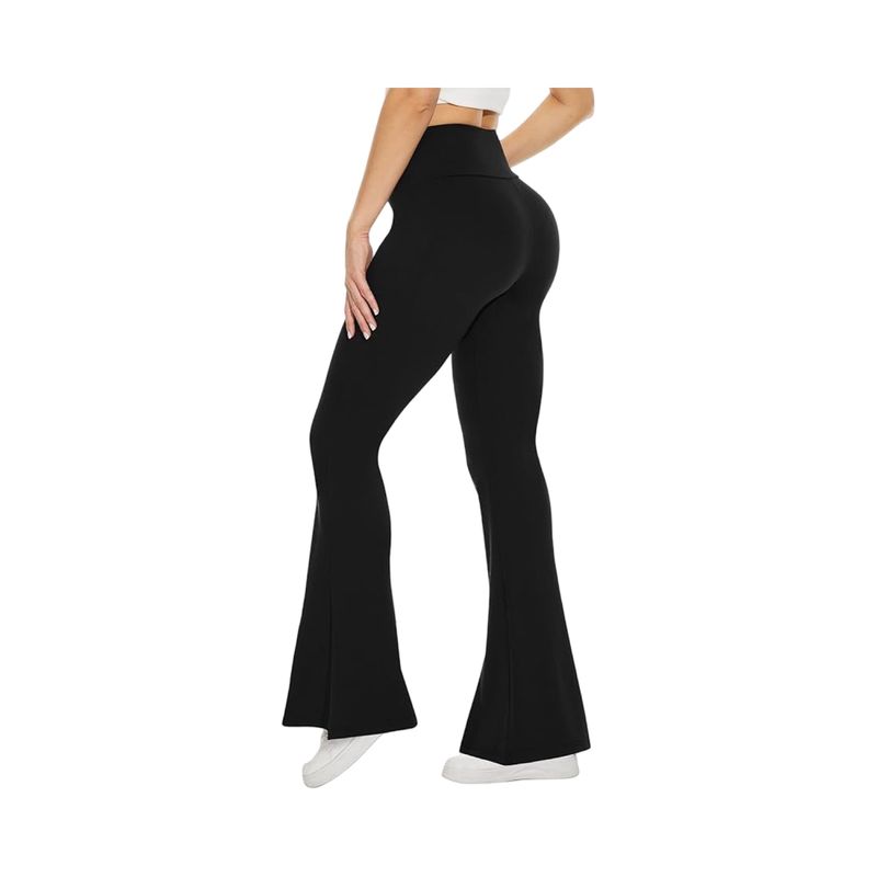 AAYO MODA - Pantalon Flare Pata elefante Mujer Algodon Con Chiporro Invierno