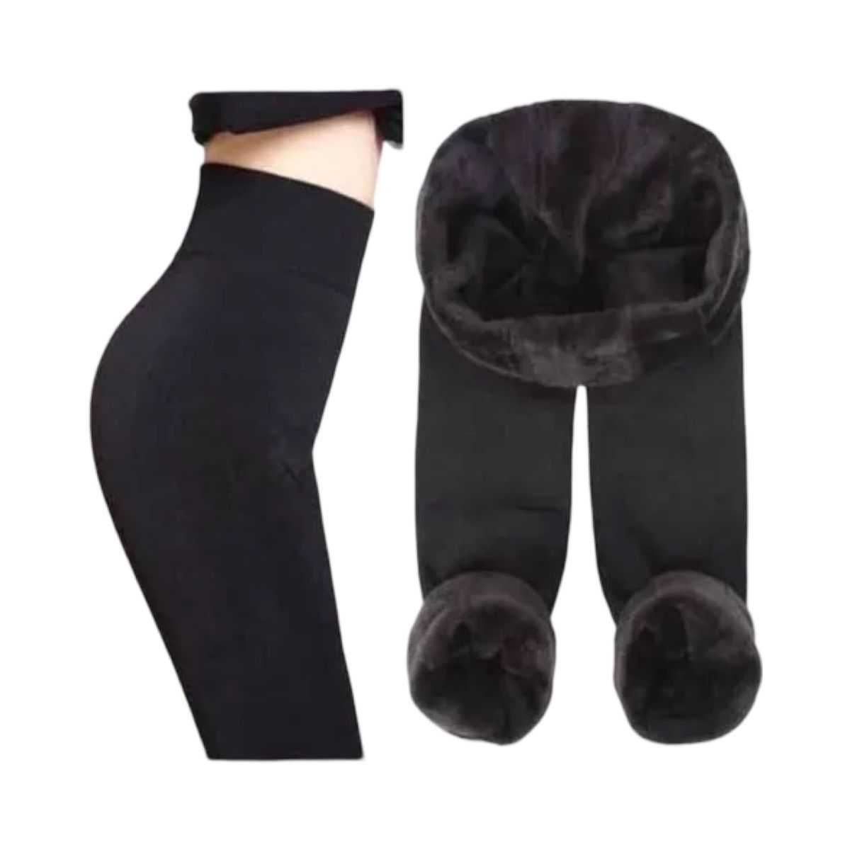 AAYO MODA - Pantalon Flare Pata elefante Mujer Algodon Con Chiporro Invierno