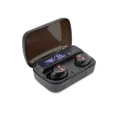JTF - Audífonos Bluetooth M20 con Pantalla LED y Estuche de Carga