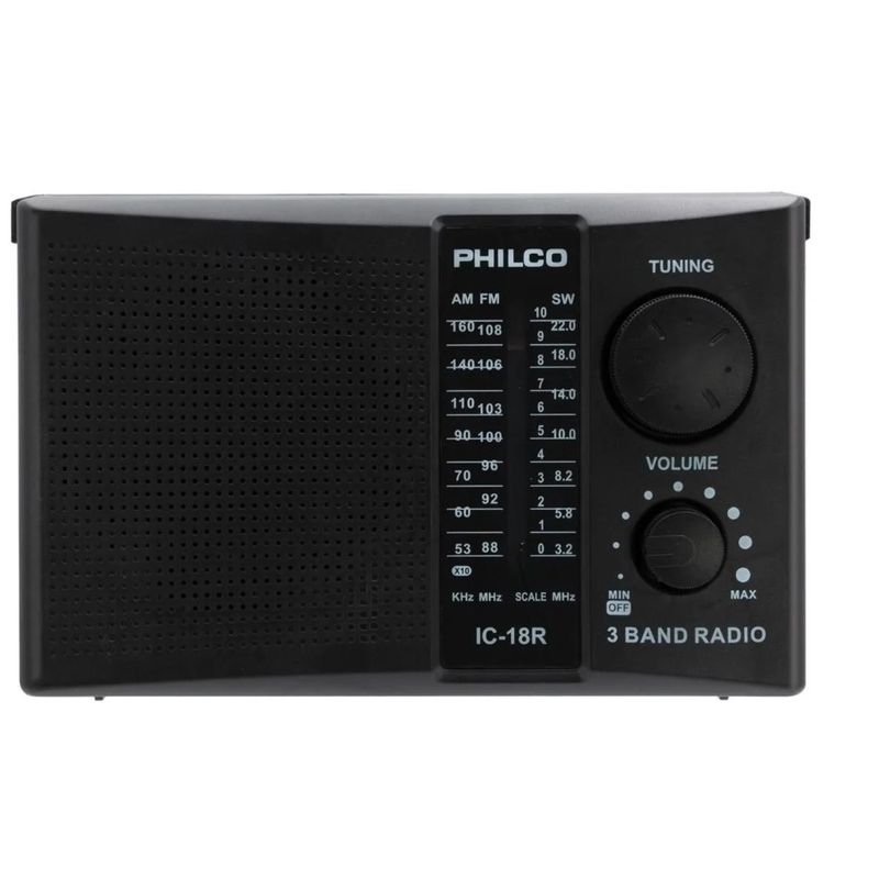 PHILCO - RADIO PHILCO IC 18-R MULTIBANDAS RECARGABLE