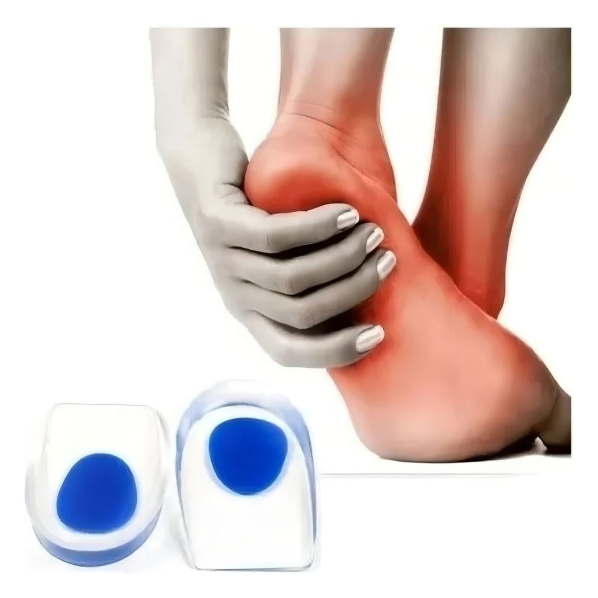 GENERICO - Plantillas Ortopedicas Taloneras Silicona Gel Protector