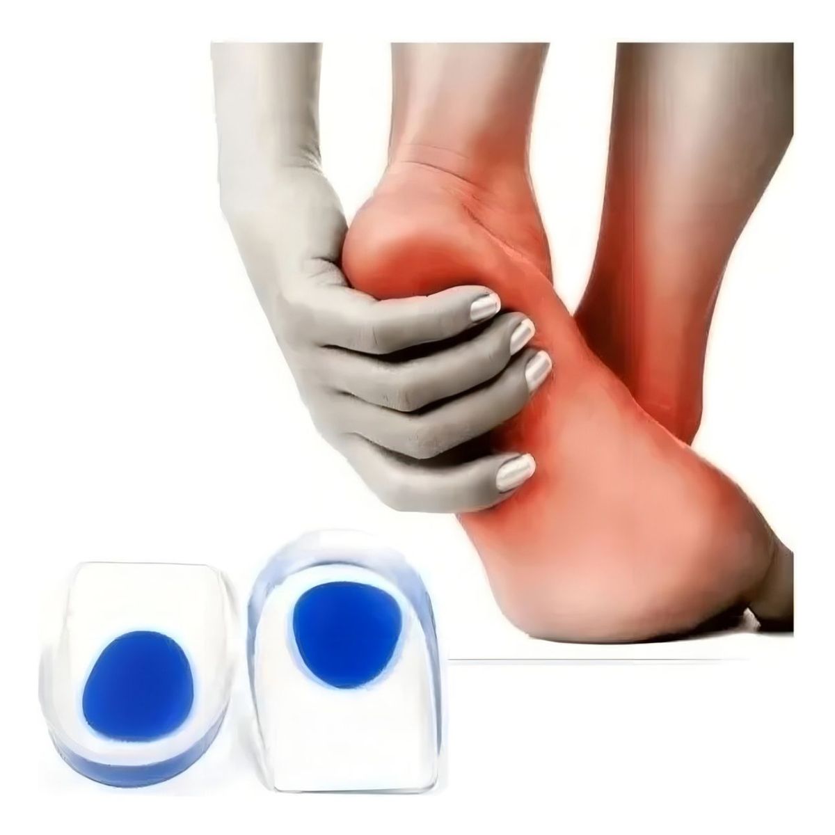 GENERICO - Plantillas Ortopedicas Taloneras Silicona Gel Protector