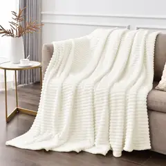 GENERICO - 180x200cm Manta Cobija De Franelapara Cama Y Sofá Cálido.