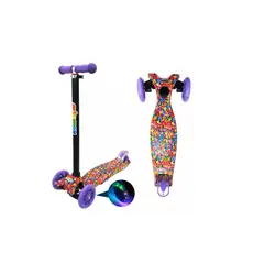 GENERICO - Scooter Monopatin Dulces Ruedas Led Regulable Colors