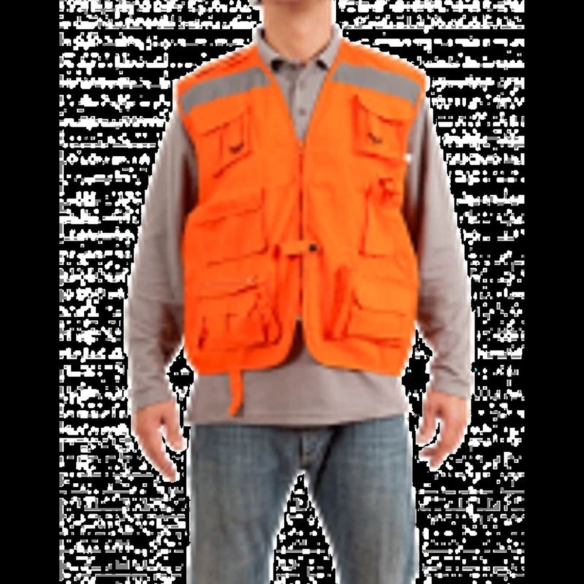 ACTIVEX - Chaleco Geólogo Gabardina Naranja supervisor