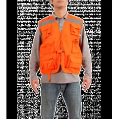 ACTIVEX - Chaleco Geólogo Gabardina Naranja supervisor