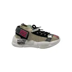 HERIEL - Zapatilla Beige Plataforma Mujer.