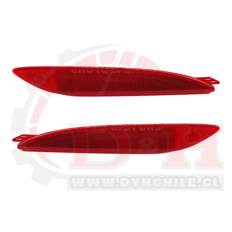 GENERICO - Par Reflectante Traseros Hyundai Elantra 2021-2024 3x.