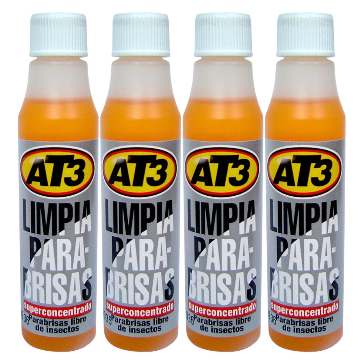 GENERICO - Pack 4 Líquido Limpia Parabrisas Concentrado At3 Aleman