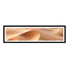 ALCUADRADO - Cuadro individual Panorámico Dunas Dos 120x30 cm Negro