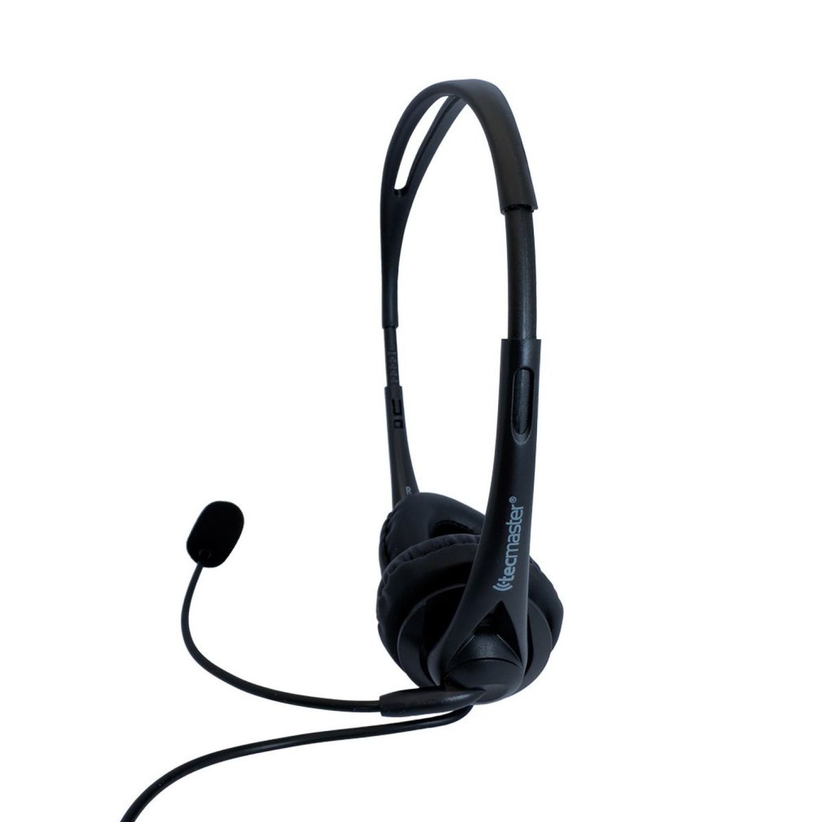 TECMASTER - Auriculares Call-Center Micrófono 35mm Tm100561 Tecmaster