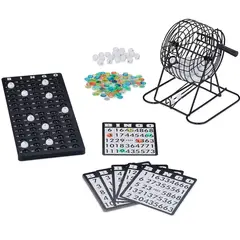 GENERICO - Set Juego De Bingo Fichas Tablas Pelotas Bingo Familiar