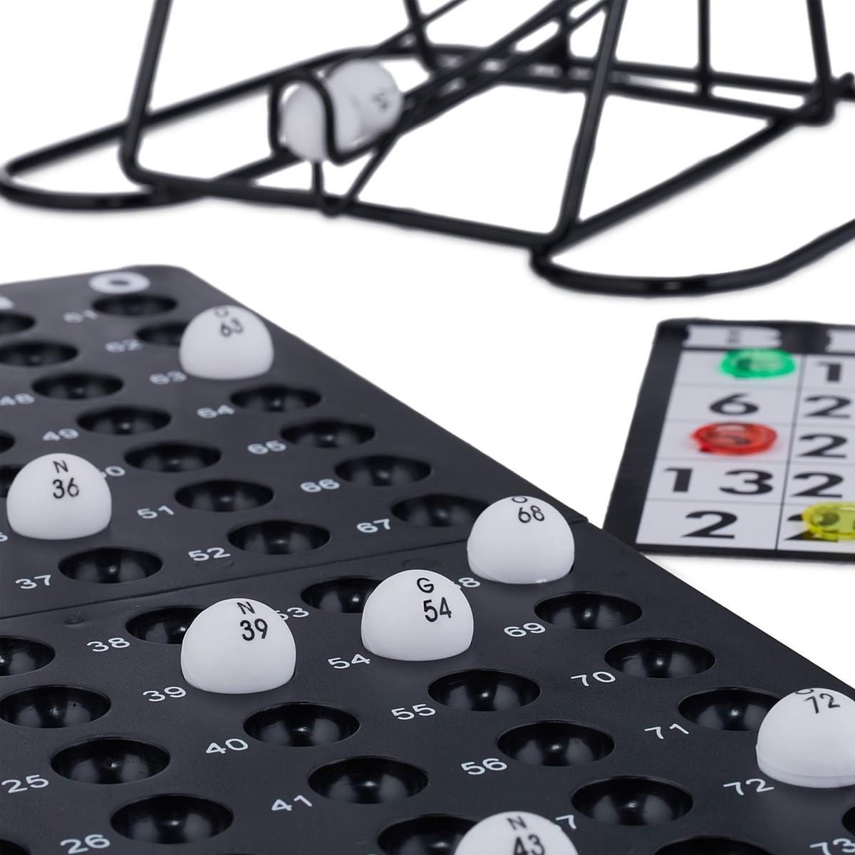 GENERICO - Set Juego De Bingo Fichas Tablas Pelotas Bingo Familiar
