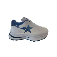 HERIEL - Zapatilla Blanca Plataforma Mujer.