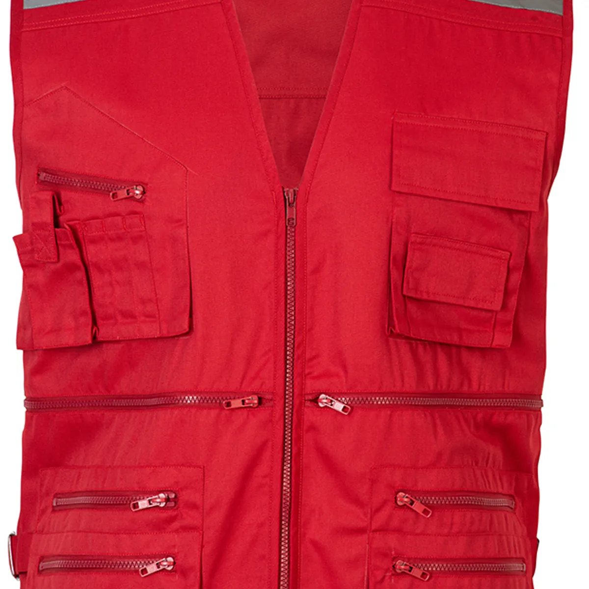 ACTIVEX - Chaleco Geólogo Gabardina Rojo supervisor