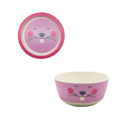 ATLAS - Pack Plato + Bowl Para Bebe Morado