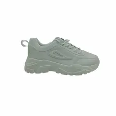 HERIEL - Zapatilla Blanca Plataforma Mujer.