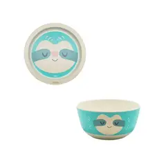 ATLAS - Pack Plato + Bowl Para Bebe Celeste