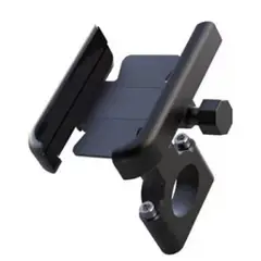 ATLAS - Soporte para teléfono móvil de aluminio Negro
