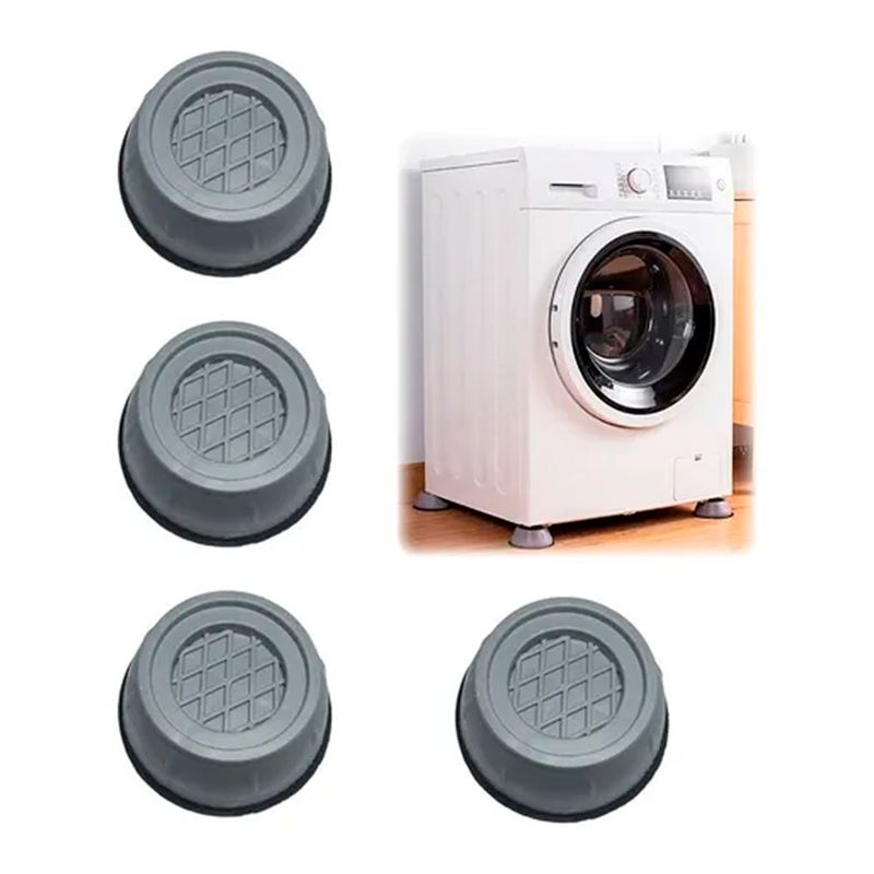 OFERTABKN - Almohadilla Antivibración Goma Lavadora Refrigerador Soporte
