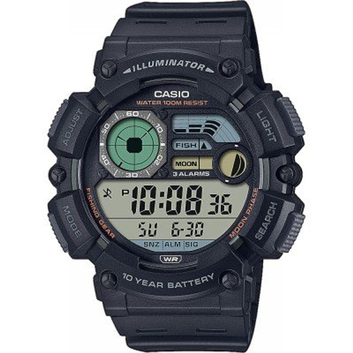 CASIO - RELOJ CASIO WS1500H-1AV HOMBRE GRAFICO MAREAS