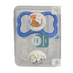 MAM - 2 Chupetes Air con Caja Esterilizadora 6m+