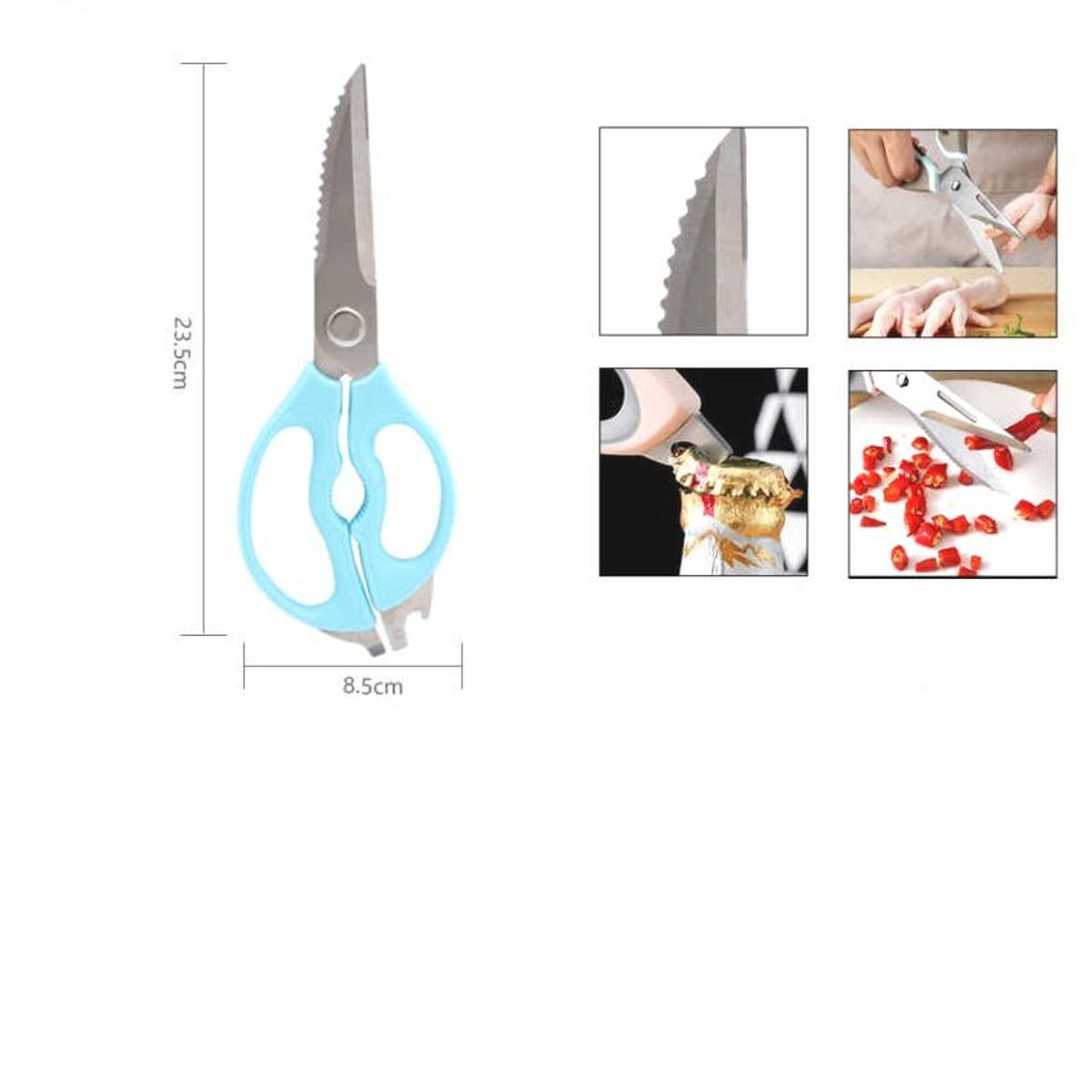 GENERICO - Tijera para Cocina 23cm