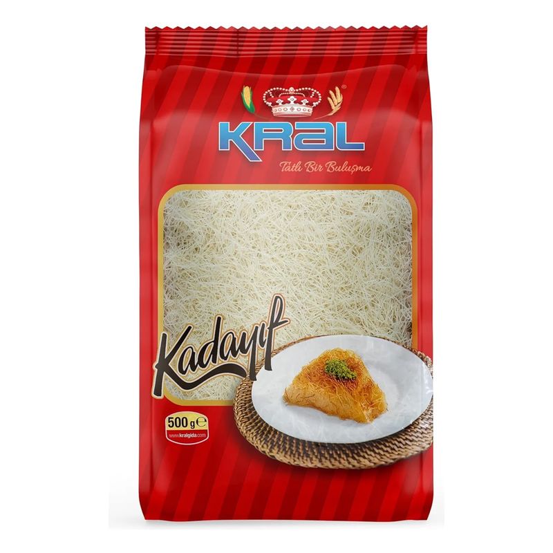 GENERICO - Kral Kadayif Kataifi 500g - Masa Knafeh Y Chocolate Dubai