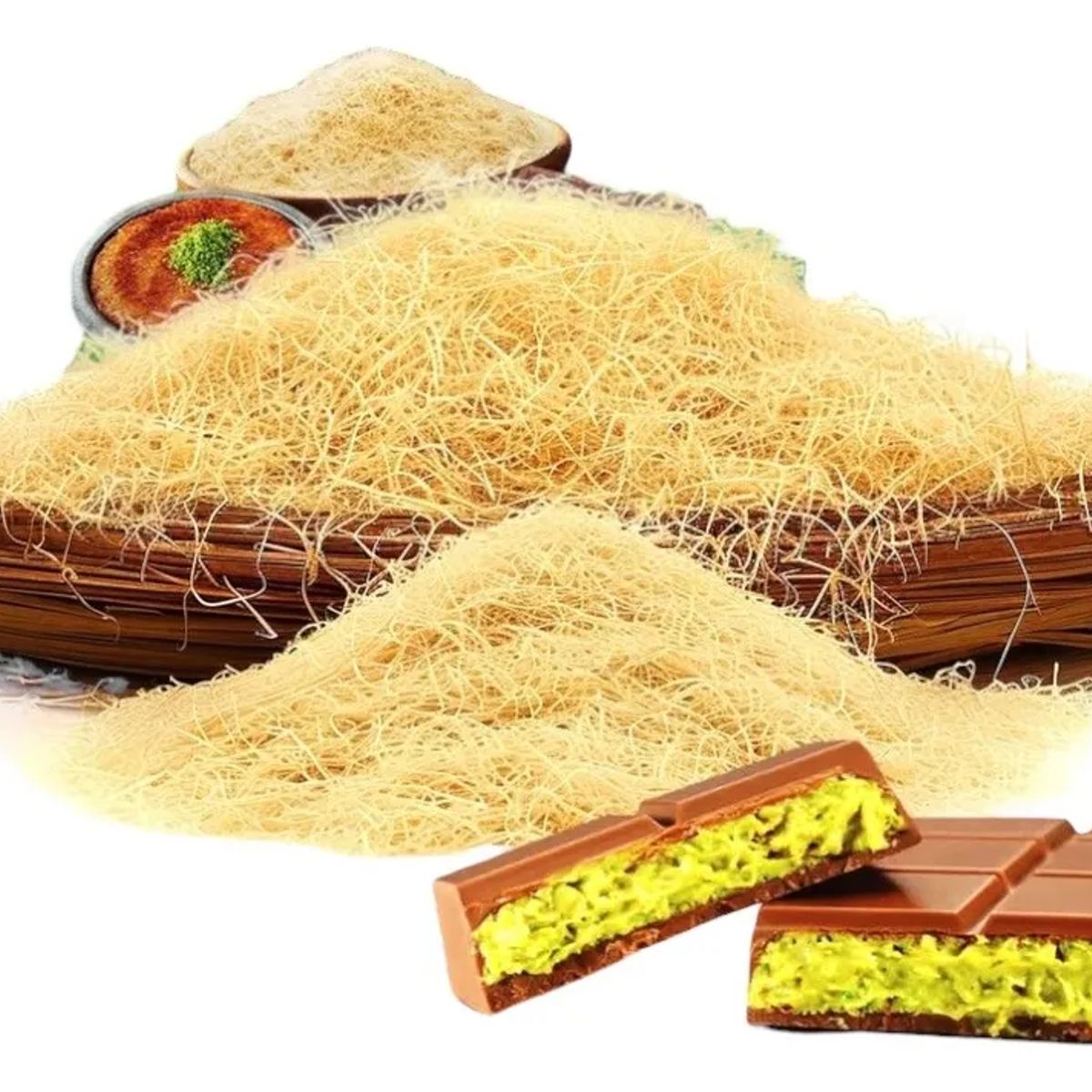 GENERICO - Kral Kadayif Kataifi 500g - Masa Knafeh Y Chocolate Dubai