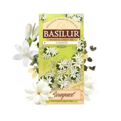 BASILUR - Te Verde Con Jazmine Jasmin - Hoja 100gr Box Bouquet