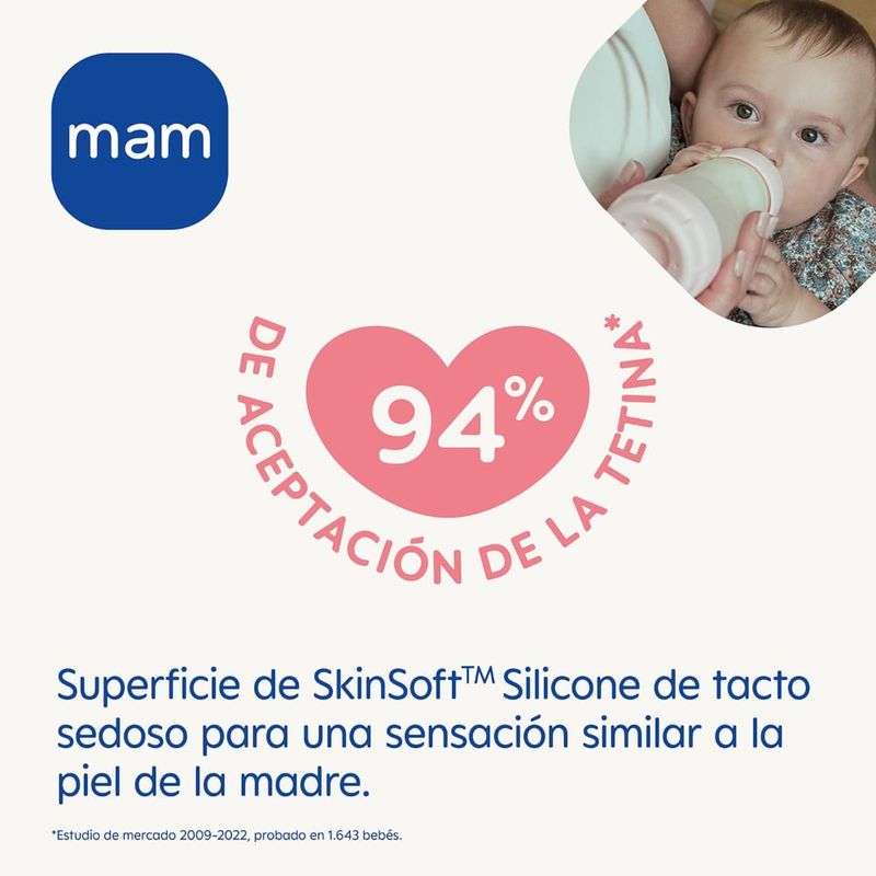 MAM - Mamadera MAM Easy Start Anti-Colic 160ml Damasco