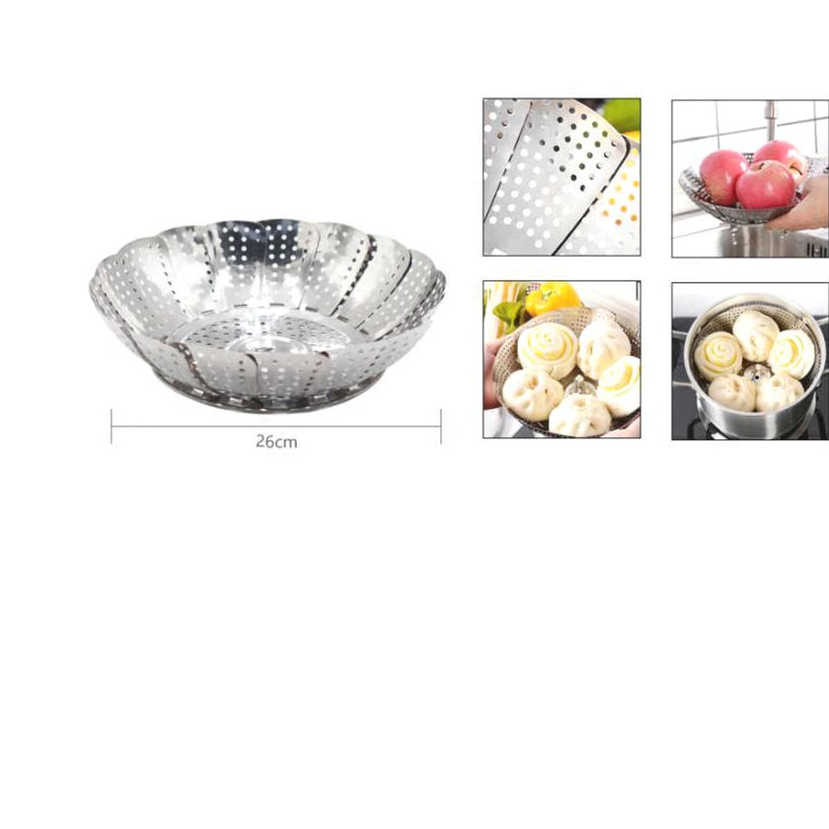 GENERICO - Vaporera Plegable Cocina