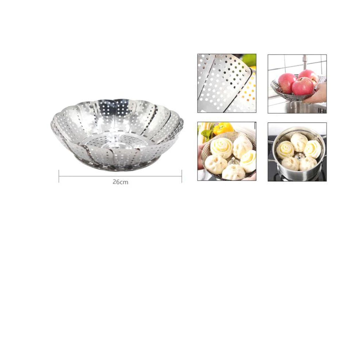 GENERICO - Vaporera Plegable Cocina