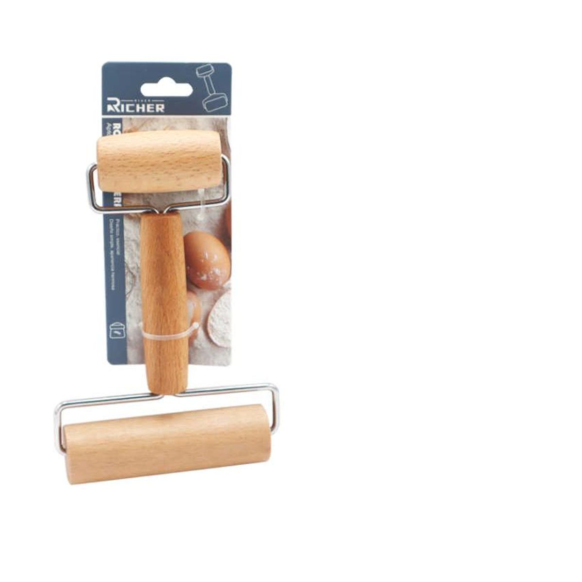 GENERICO - Rodillo de Madera 18cm