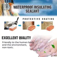 GENERICO - Sellador Goteras Spray Tapagoteras Cinta Tapagoteras Techo