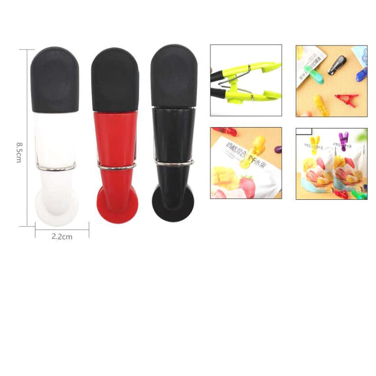 GENERICO - Set Clip de Cocina 3pcs