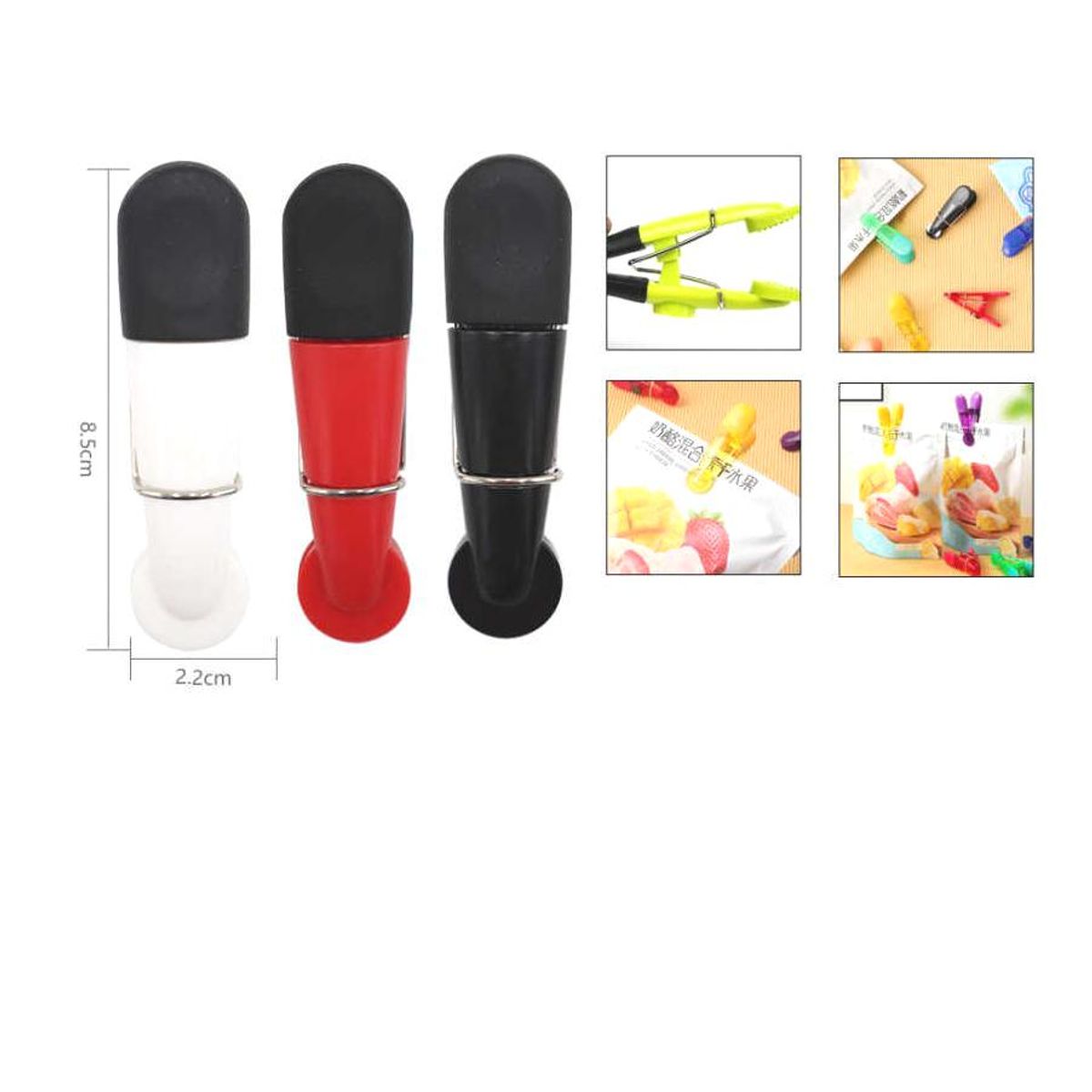 GENERICO - Set Clip de Cocina 3pcs