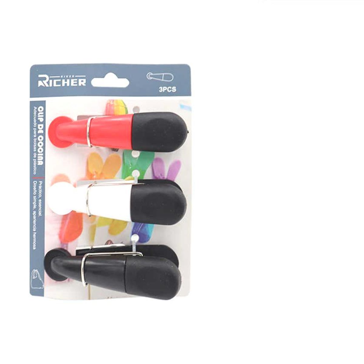 GENERICO - Set Clip de Cocina 3pcs
