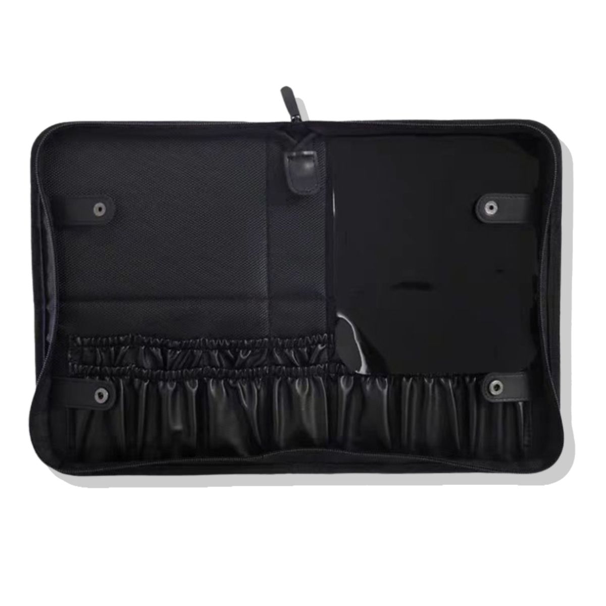 GENERICO - Organizador Brochas Maquillaje Negro Mimi