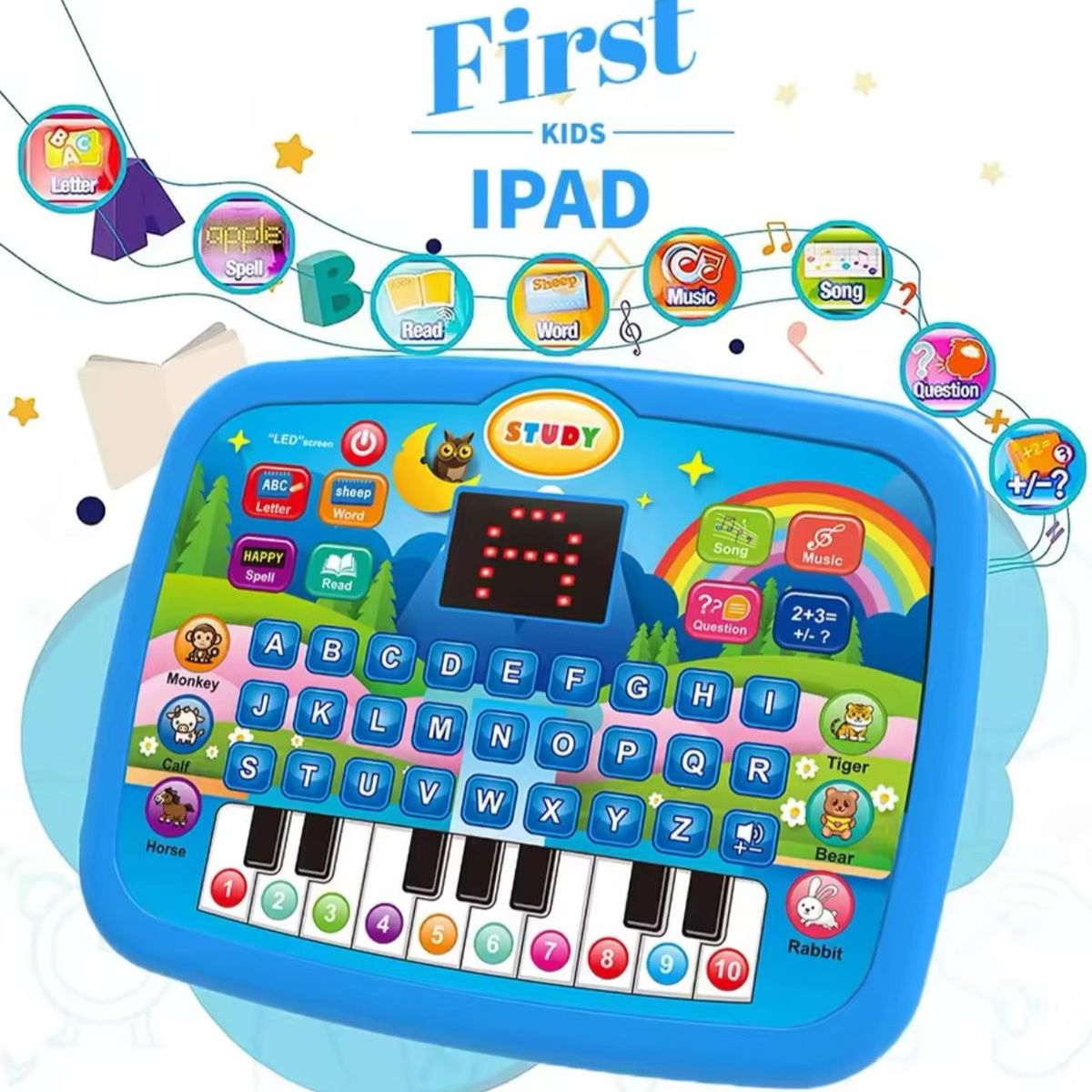 GENERICO - Mini Computadora Para Niños Juguete Educativo Interactivo