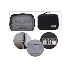 OFERTABKN - Bolso Organizador De Cables Y Accesorios Viaje Negro