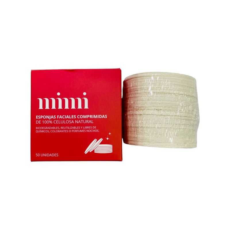GENERICO - Esponjas Faciales Comprimidas 50 Unidades Mimi