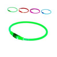 Collar Para Perro Luz Led Luminoso 70 Cm Carga Usb
