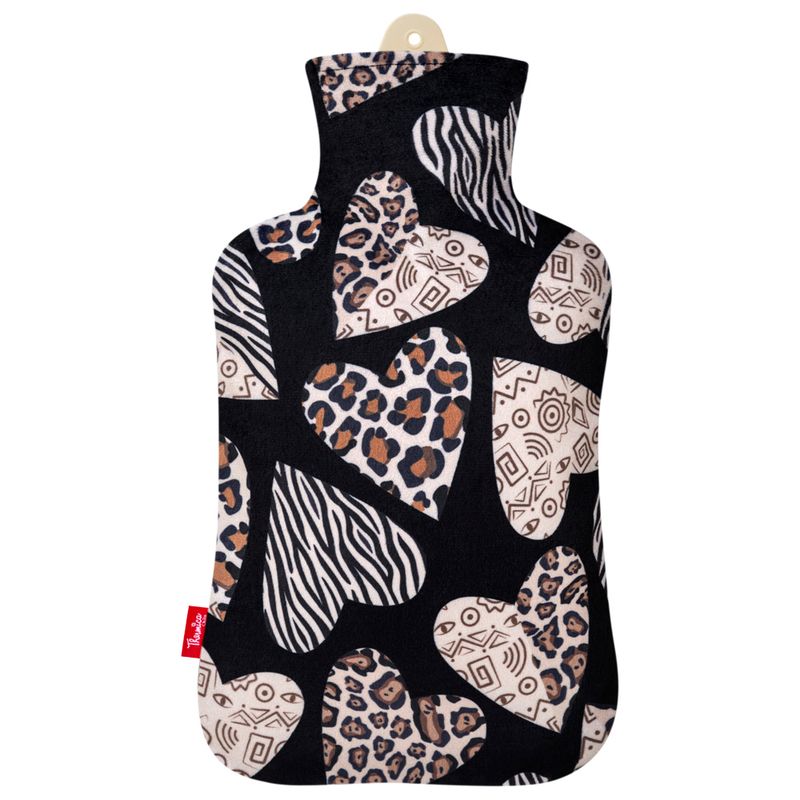 THERMICA - Guatero Thermicachile 2 Lt Negro Corazones Animal Print